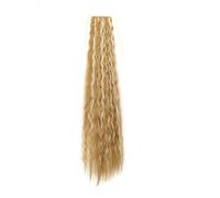 Ponytail Extension Corn Curly Ponytail85cmExtra Long Tie-Up Hairpiece Ponytail Synthetic Wig(Color 7)