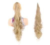 Ponytail Extension Daily Use Synthetic Ponytail 32inch Long Flexible Wrap Around Pony Tail Hair PonytailExtensions for Women Fake Tail Hairpiece Ponytail Hair Extension(P16-613)