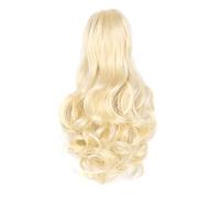 Ponytail Extension, Drawstring Ponytail Extension for Women 10.6 Inch Long Wavy Layered Pony Tails Hair Extensions Synthetic Clip in Ponytail Hairpiece for Women (B)