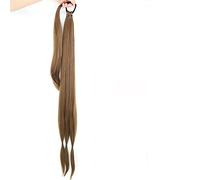 Ponytail Extension Elastic Band for Women Synthetic Long Braided Ponytail Hair Extensions 85CM Natural Blonde Braid Pony Tail with Hair Hair Extensions Ponytail(6)