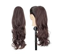 Ponytail Extension Elegant Layered Wavy Ponytail Extension, Drawstring Synthetic Hairpiece for Parties Daily Use Daily use(2M33)