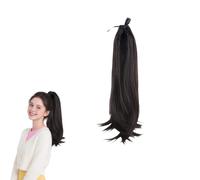 Ponytail Extension for Black Women Straight Hair Extension Synthetic Pony Tail Hairpiece for Girls 2308-40