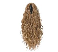 Ponytail Extension Hairpiece, Curly Clip Ponytail Extension, Long Curly Hairpiece for Styling, Synthetic Hair Accessory, Natural Look Ponytails, for Women Girls Costume Cosplay Party