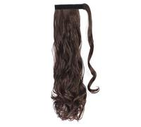 Ponytail Extension Heat Resistant Wavy Synthetic Wrap Around Pony tail Hairpiece for Women for Daily Use(M4,18inches)