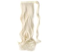 Ponytail Extension Heat Resistant Wavy Synthetic Wrap Around Pony tail Hairpiece for Women Hair Extension for Daily Use(60,24inches)