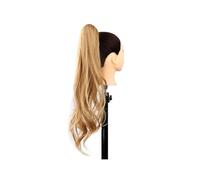Ponytail Extension Long Layered Ponytail Synthetic Hair Extension Blonde Pony Tail Flexible Ponytails Hairpieces Daily use(27)