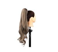 Ponytail Extension Long Layered Ponytail Synthetic Hair Extension Blonde Pony Tail Flexible Ponytails Hairpieces Daily use(P825)