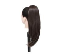 Ponytail Extension Long Straight Drawstring Ponytail Extension 18 Inch Heat Resistant Synthetic Fibre Clip in Hairpieces for Women Hair Extensions(M4-6)