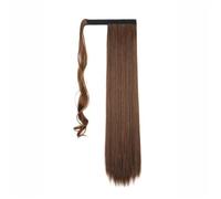 Ponytail Extension Long Straight Ponytail Extension 24 inch Wrap Around Clip in Synthetic Hair Extensions for Women Hair Extensions Ponytail(2M30)