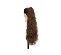 Ponytail Extension Long Water Wave Claw Ponytail Hair Extensions Curly Wavy Clip in Synthetic for Women Daily use(9)