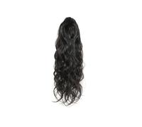 Ponytail Extension Ponytail Human Hair Wig with Scratch Clip for All Day Comfort Natural Color 16inches Daily use