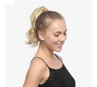Ponytail Extension Short Hairdos Clip on Curly Women's Ponytail Extension Synthetic Wavy Superb Shaggy Hair Claw Ponytails Hairpiece Ponytail Hair Extension(#30)
