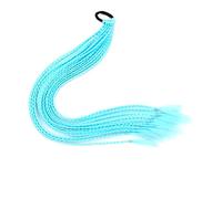 Ponytail Extension Synthetic Elastic Bands Braid Ponytail Extensions, 60CM Colorful Twist Braided Ponytail Hairpieces, 12Pcs Hair Extensions Accessories for Girls Women Ponytail Hair Extension (Color