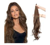 Ponytail Extension Synthetic Flexible Wrap Around Long Ponytail Hair Extensions with Layered Curly Wave,Easy to Wear Daily use(2M30)