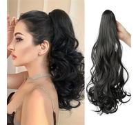Ponytail Extension Synthetic Long Curly Ponytail Claw Clip in Ponytail Hair Extension for Women 20Inch Effortless Daily Style Ponytail Hair Extension(2M33)