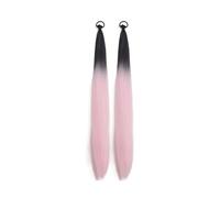 Ponytail Extension Synthetic Rubber Band Braided Ponytail Gradient Natural Women Elastic Extension Daily use(69)