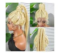 Ponytail Extension, Transformative Style: The Ultimate Lace Braids Wig - Elevate Your Look Effortlessly Fake Hair