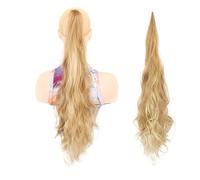 Ponytail Extensions Daily Use Synthetic Ponytail 32inch Long Flexible Wrap Around Pony Tail Hair PonytailExtensions for Women Fake Tail Hairpiece for Women(P27-613)