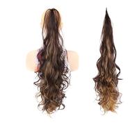 Ponytail Extensions Natural Curly Hairpiece for Women 32inch Synthetic Ponytail Long Layered Flexible Wrap Around Fake Tail Hair Extensions for Women(P4-27)