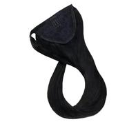 Ponytail Extensions Solid Color Clip In Extension Machine Brazilian Hair Ponytails Human Hairs for Daily Use(Natural Black,20inches 80g)