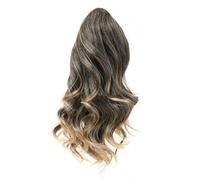 Ponytail Hair Extension, 10 Inch Claw Clip Wavy Synthetic Pony tail Hairpiece for Daily Use(T1B-27)