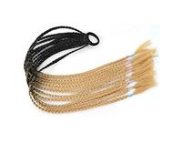 Ponytail Hair Extension 12Pcs Hair Colorful Wigs Braid Ponytail Headband, Twist Braided Synthetic Hairpieces Extensions Accessories, Elastic Rubber Hair Bands Ponytail Hairpiece (Color : 0026, Size