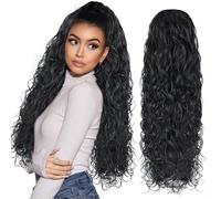 Ponytail Hair Extensions For Long Curly Hair Curly Heat Synthetic Instant Clip Drawstring Ponytail Clip Ponytail Hair Extensions Curly Hair For Black Women Wigs for Women Lace Front Synthetic Hair