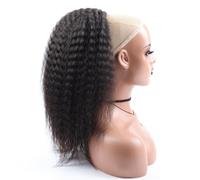Ponytail Hair High Puff Afro Hairpiece Fake Synthetic Drawstring Ponytail Elastic Extension For Women Kinky Curly Hairstyle(Bruin,30inches)