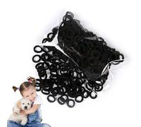 Ponytail Hair Ties - 100-Piece Elastic Bands, No Damage Hair Straps | Colorful Set, Stretchable Practical Design, Small Simple Hairs Holders for Children Girls Women Kids Everyday Styling