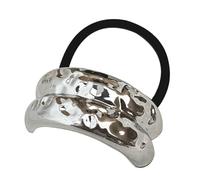 Ponytail Holder, Elastic Ponytail Holder, Comfortable Metal Hair Band for Daily Commute, Dinner, Party, Casual Outing