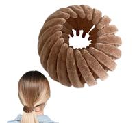 Ponytail Holder - Magic Velvet Hair Clip For Birds - Three Rows Safety Styling | Pony Cotail Bun Creation, Perfect For Long, Short, Curly, Smooth, A
