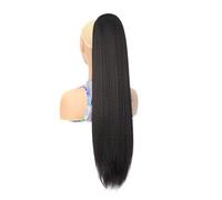 Ponytail Kinky Straight Drawstring Ponytail Extension for Women 30" Long Synthetic Yaki Fake Pony Tail Hairpiece Hairstyle(2)