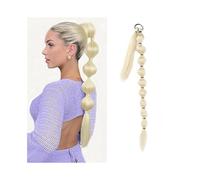 Ponytail Lantern Bubble Ponytail with Elastic Tie 30 Inch Long Synthetic Wrap Around Hair Piece for Women Daily Wear Hairstyle(613)