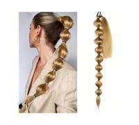 Ponytail Lantern Bubble Ponytail with Elastic Tie 30 Inch Long Synthetic Wrap Around Hair Piece for Women Daily Wear Hairstyle(27)