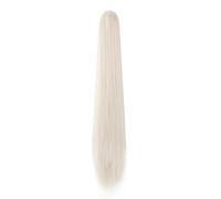 Ponytail Long Straight Pony Tail Claw Clip Wig in Ponytail Extension Synthetic Hairpiece for Women Girls Hairstyle(60)