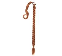 Ponytail Long Synthetic Braided Ponytail Extension with Hair Tie Straight Wrap Around Extensions Hairstyle(30)