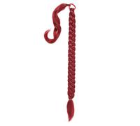 Ponytail Long Synthetic Braided Ponytail Extension with Hair Tie Straight Wrap Around Extensions Hairstyle(BUG)