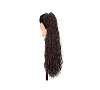 Ponytail Long Water Wave Claw Ponytail Hair Extensions Curly Wavy Clip in Synthetic for Women Hairstyle(4)