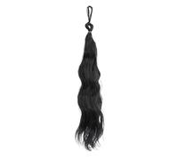 Ponytail Ponytail Extension, Hair Extensions Highlights Natural Looking Long Curly Wavy for Women Hairstyle(1B)