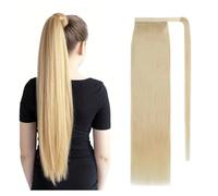 Ponytail Ponytail Hair Extension Real Human Natural Pony Tail Straight One Piece Hairpieces(18inches)