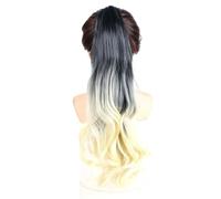 Ponytail Synthetic Claw Clip Ponytail Extension Long Wavy Ponytails Hairpiece Look Easy Styling Hairstyle(1BT613)