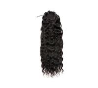 Ponytail Wave Drawstring Ponytail Human Hair Clip In Extensitons Natural Black Brazilian for Women Hairstyle(22inches)