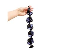 Ponytail Wig Synthetic Long Braid Extensions Wig with Hair Ties for Girls Ponytail Hairpieces(Brownish Black-Blue)