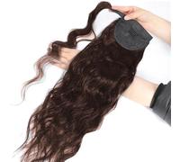 Ponytail, Wrap Around Ponytail Brazilian Body Wave Human Hair Extensions for a Stunning Look(14inch)