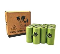 Poo Bags for Dog Waste, 12 Rolls 180 Extra Thick Strong 100% Leak Proof Biodegradable Dog Poo Bags