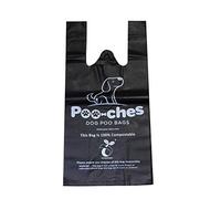 Poo-ches® Premium Compostable Dog Poo Bags 150 Pack - Extra Strong and Extra Large with Easy Tie Handles