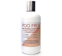POO FREE - 99% Natural Conditioner - Dry Defense, Almond, Jojoba, Lavender, Geranium. No Sulfates/Parabens/Silicones, pH 5.5, Sensitive Skin. 250ml