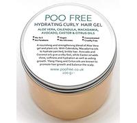 POO FREE - 99% Natural - Hydrating Hair Gel - Aloe Vera, Macadamia, Castor, Citrus. Soft Hold Gel for Curly Hair. Frizz Control, Define, Hydrate, Protect. pH 5.5 for Sensitive Skin. 200ml