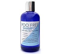 POO FREE - Shampoo for Oily Hair - 99% Natural - Aloe Vera, Tea Tree, Mint. Sulfate/Parabens Free. Gentle, Concentrated. pH 5.5 For Sensitive Skin. 250ml