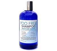 POO FREE - Shampoo Moisture Boost - 99% Natural - Castor, Argan, Eucalyptus. Sulfate/Parabens Free. Gentle, Concentrated. pH 5.5 For Sensitive Skin. 250ml